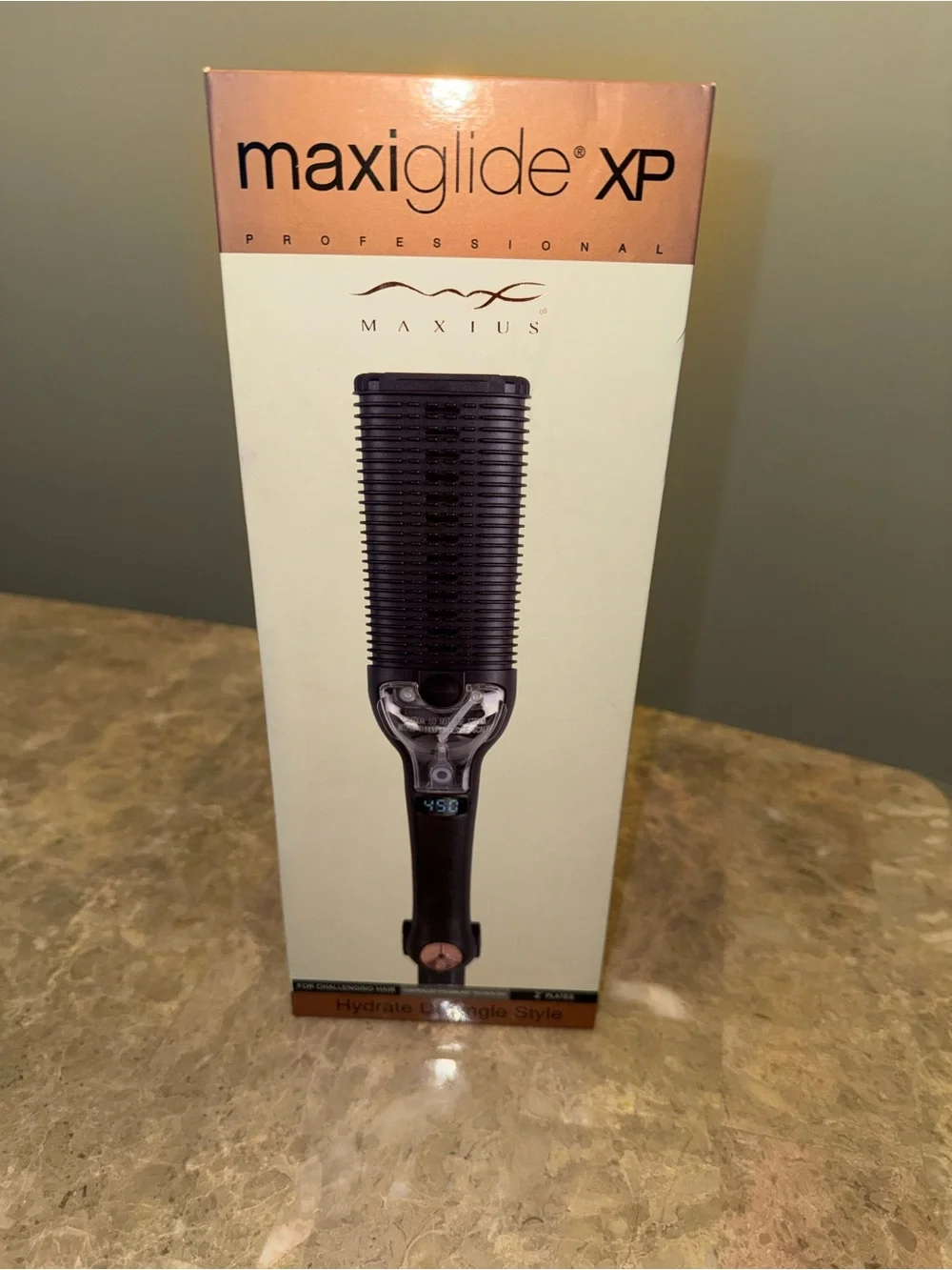 Maxius MaxiGlide XP Professional 2" Flat Iron Straightener Steam Burst - Picture 3 of 9